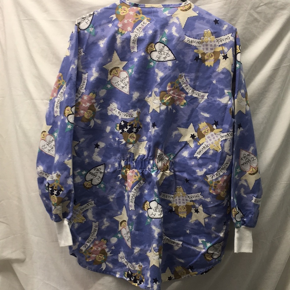 Medline comfort ease scrub jacket ladies sz M - Picture 4 of 4
